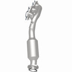 MagnaFlow 5531446 carb manifold converter, rear three-quarter view of the turntable spin