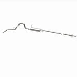 BRExhaust 106-0511 direct-fit exhaust kit, opposite rear three-quarter view of the turntable spin