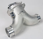 Cast Y plenum with machined throttle body flange and polished intake inlets - IPD for Porsche 957 Cayenne Turbo