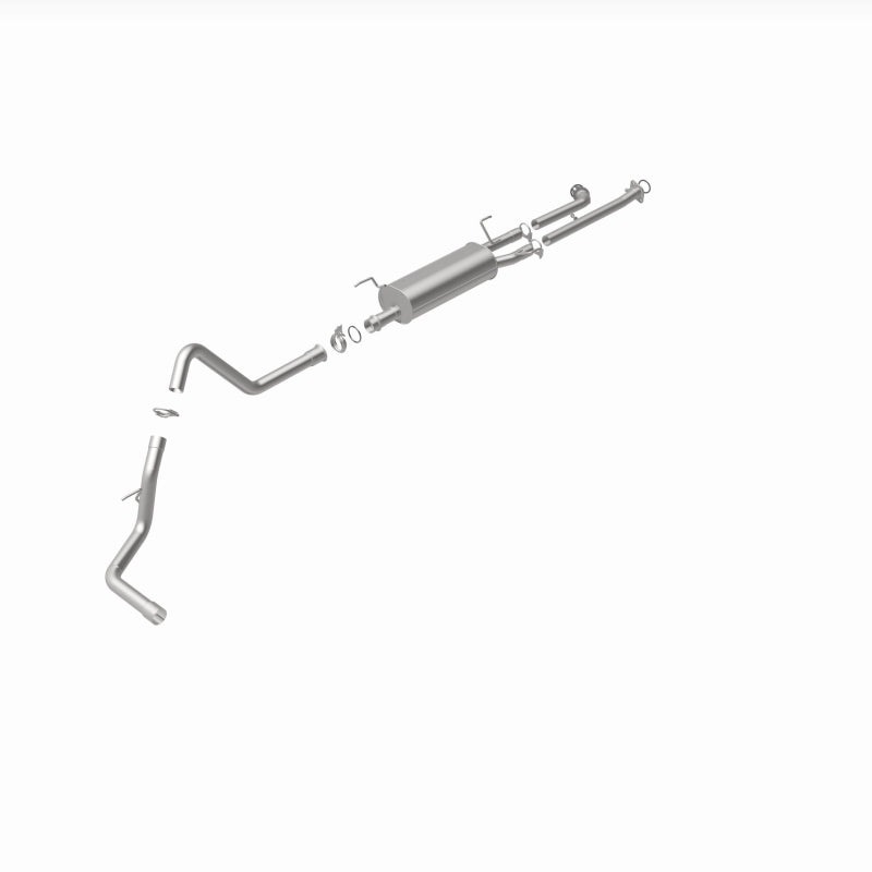 BRExhaust 106-0121 direct-fit exhaust kit, rear view of the turntable spin