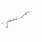 BRExhaust 106-0176 direct-fit exhaust kit, front three-quarter view of the turntable spin