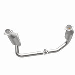 MagnaFlow 4651657 carb direct-fit catalytic converter, opposite side view of the turntable spin