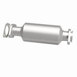 MagnaFlow 3391757 carb direct-fit catalytic converter, side view of the turntable spin