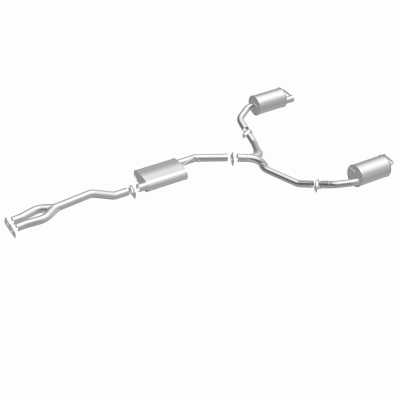 BRExhaust 106-0842 direct-fit exhaust kit, front three-quarter view of the turntable spin