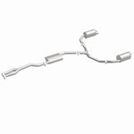 BRExhaust 106-0842 direct-fit exhaust kit, front three-quarter view of the turntable spin