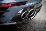 Akrapovic Porsche 911 Turbo/Turbo S (991.2) Rear Carbon Fiber Diffuser - High Gloss DI-PO/CA/4/G for Porsche 911 Turbo/Turbo S 991.2 2017-2019, top view