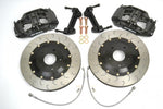 A top view of the AP Racing by Essex Radi-CAL Competition Brake Kit (Front 9660/372mm)- BMW E90/E92/E93 M3 & 1M Coupe