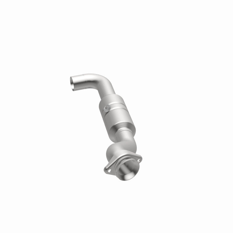 MagnaFlow 5451428 carb direct-fit catalytic converter, opposite side view of the turntable spin
