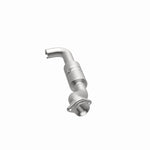 MagnaFlow 5451428 carb direct-fit catalytic converter, opposite side view of the turntable spin