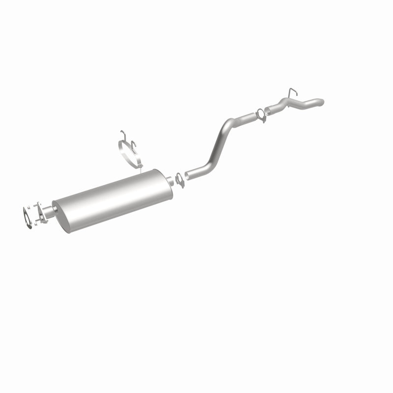 BRExhaust 106-0181 direct-fit exhaust kit, front three-quarter view of the turntable spin