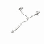 BRExhaust 106-0163 direct-fit exhaust kit, opposite front three-quarter view of the turntable spin