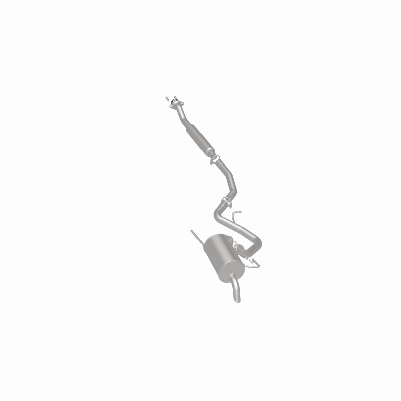 BRExhaust 106-0162 direct-fit exhaust kit, rear three-quarter view of the turntable spin