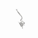 BRExhaust 106-0162 direct-fit exhaust kit, rear three-quarter view of the turntable spin