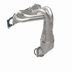 MagnaFlow 5531292 carb manifold converter, rear view of the turntable spin