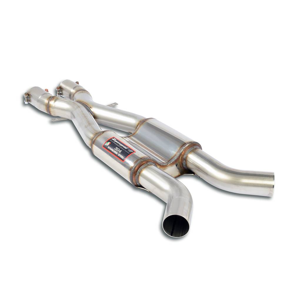 close front view of Supersprint Sport Headers Back Package for BMW E92 Coupè M3 4.0 V8 2007-2013 with white background