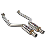 wide front view of Supersprint Sport Headers Back Package for BMW E92 Coupè M3 4.0 V8 2007-2013 with white background