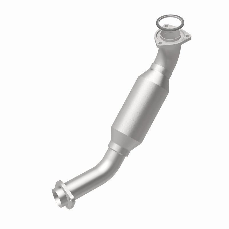 MagnaFlow 5461694 carb direct-fit catalytic converter, rear view of the turntable spin