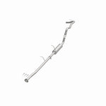 BRExhaust 106-0650 direct-fit exhaust kit, opposite front three-quarter view of the turntable spin