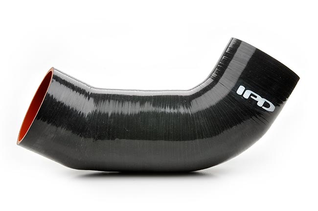 Black IPD silicone intake hose with red liner, included for the Boxster and Cayman plenum - IPD for Porsche 987.1 Cayman