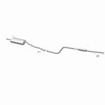 BRExhaust 106-0377 direct-fit exhaust kit, opposite rear three-quarter view of the turntable spin