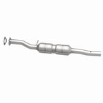 MagnaFlow 55324 hm grade direct-fit catalytic converter, side view of the turntable spin