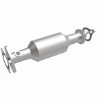 MagnaFlow 4481930 carb direct-fit catalytic converter, front three-quarter view of the turntable spin