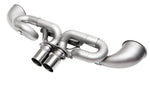 Soul 992.2 GT3 performance exhaust system: performance exhaust, top view