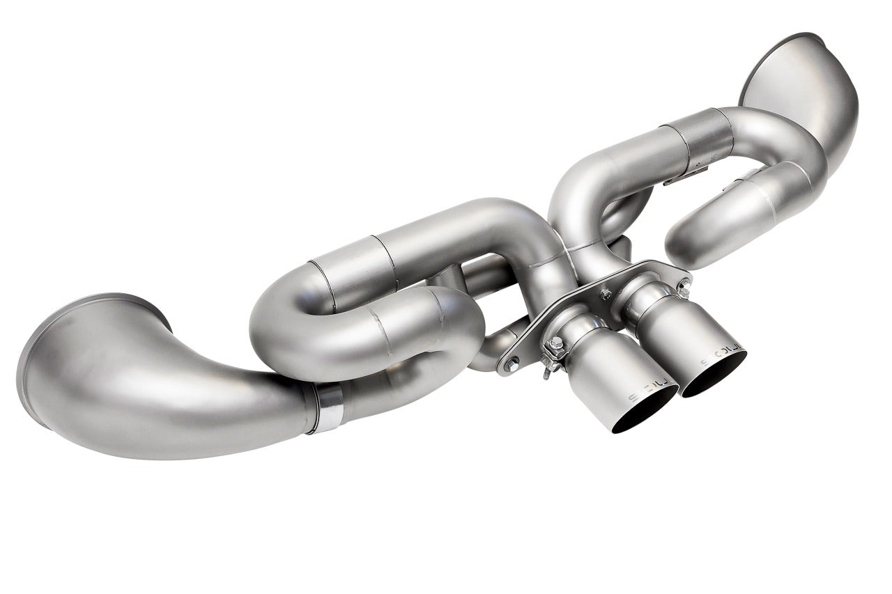 Soul 992.2 GT3 performance exhaust system: performance exhaust, angled view