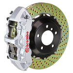FK8 Civic Type R Brembo GT 6-piston front kit, silver caliper, 380mm drilled 2-piece disc