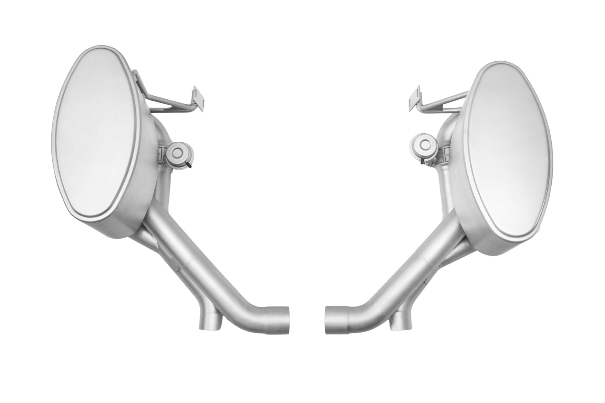 Soul 997.2 Carrera valved side mufflers: 997.2 valved side mufflers