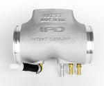 997 TT IPD intake plenum top view with patent casting and vacuum and breather fittings - IPD for Porsche 997.1 Turbo