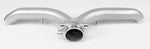 IPD 997.2 Turbo Y-pipe front view with machined outlet, vent nipples and sensor boss - IPD for Porsche 997.2 Turbo