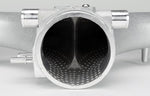 Into the 997.2 Turbo Y-pipe outlet with dimpled interior and center divider - IPD for Porsche 997.2 Turbo