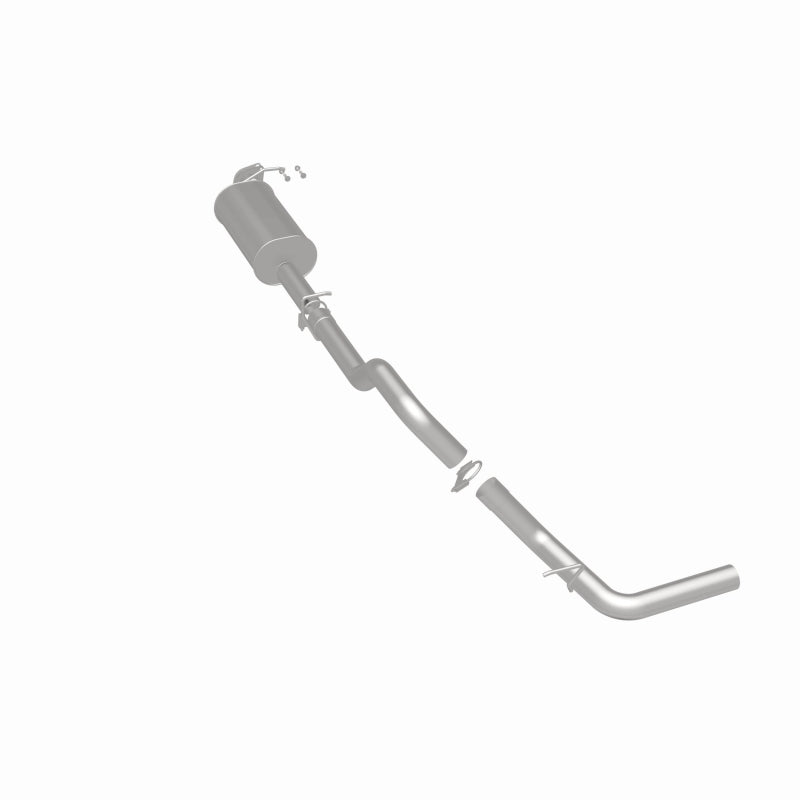 BRExhaust 106-0379 direct-fit exhaust kit, rear three-quarter view of the turntable spin