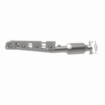 MagnaFlow 22-036 oem grade manifold converter, front three-quarter view of the turntable spin