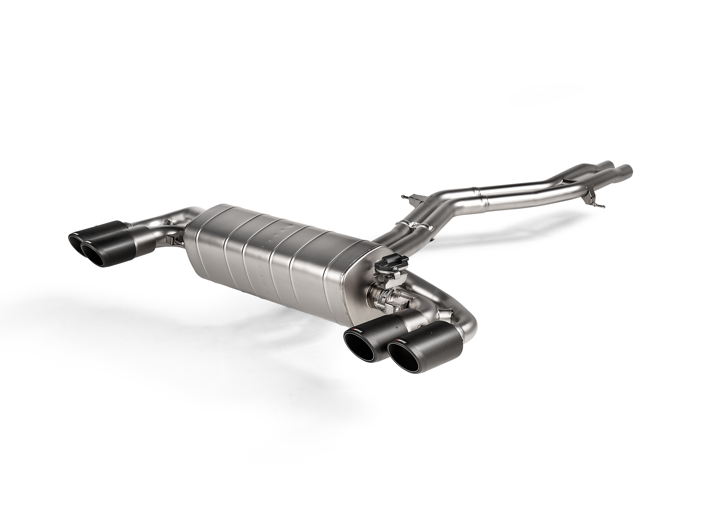 Akrapovic Evolution Line (Titanium) S-PO/TI/11H for Porsche Cayenne 2019-2020, side view