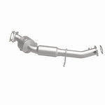 MagnaFlow 551152 carb direct-fit catalytic converter, side view of the turntable spin