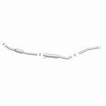 MagnaFlow 4481610 carb direct-fit catalytic converter, side view of the turntable spin