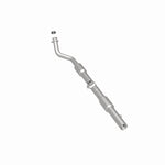 MagnaFlow 52051 oem grade direct-fit catalytic converter, rear three-quarter view of the turntable spin
