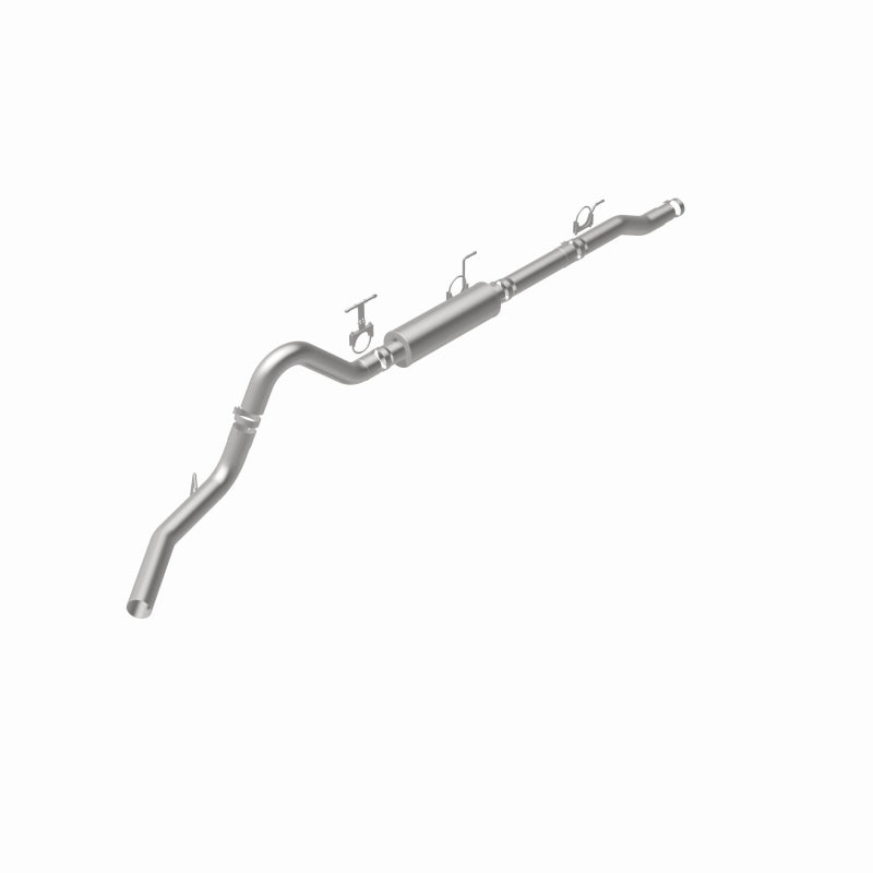 BRExhaust 106-0480 direct-fit exhaust kit, rear view of the turntable spin