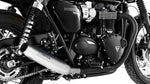 Remus 2017 Triumph Bonneville T100/T100 Black (Euro 4) Tapered Chrome Slip On - Right Side