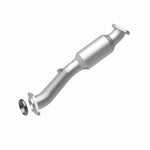 MagnaFlow 5561733 carb direct-fit catalytic converter, rear view of the turntable spin