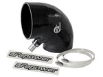 aFe Magnum FORCE Intake Coupling Kit (4 IN ID to 4-1/4 IN ID x 90 Deg.) Elbow Coupler - Black