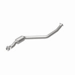 MagnaFlow 52238 oem grade direct-fit catalytic converter, rear view of the turntable spin