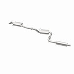BRExhaust 106-0858 direct-fit exhaust kit, opposite rear three-quarter view of the turntable spin