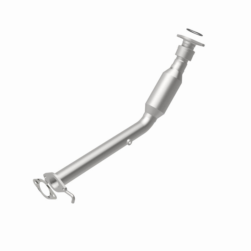 MagnaFlow 4561195 carb direct-fit catalytic converter, rear view of the turntable spin