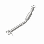 MagnaFlow 4561195 carb direct-fit catalytic converter, rear view of the turntable spin