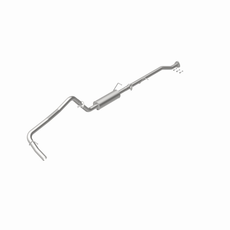 BRExhaust 106-0650 direct-fit exhaust kit, rear view of the turntable spin