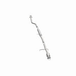 MagnaFlow 5491043 carb direct-fit catalytic converter, opposite side view of the turntable spin