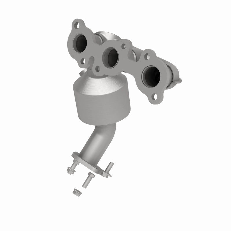 MagnaFlow 5531398 carb manifold converter, rear view of the turntable spin